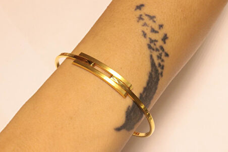 Altın Kaburga Kelepçe Bilezik 3283