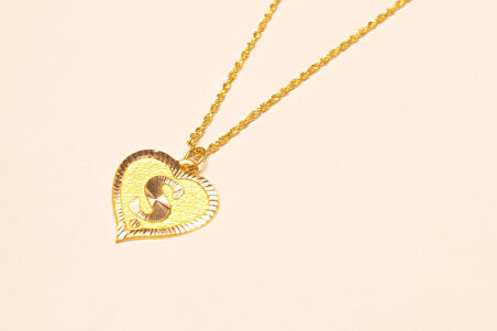 Altın Ş Harfli Halat Zincir