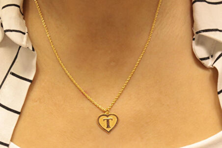 Altın T Harfli Halat Zincir