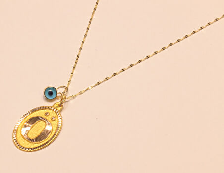  Altın Ö Harfli Aynalı Zincir