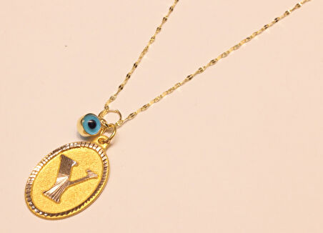  Altın Y Harfli Aynalı Zincir