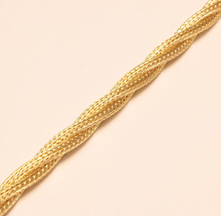 Altın Sarmaşık Örgü Bileklik