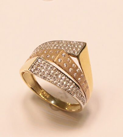 Altın Taşlı  Yüzük