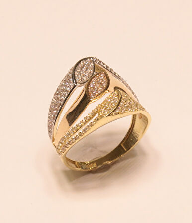 Altın Taşlı  Yüzük