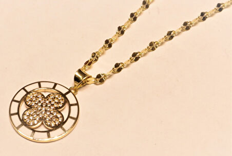 Altın Yonca Kolye Ucu  3656-1