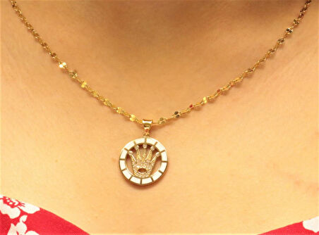 Altın Tac Kolye Ucu 3652-1