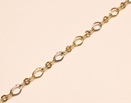 Altın Taşsız Künye-Bileklik