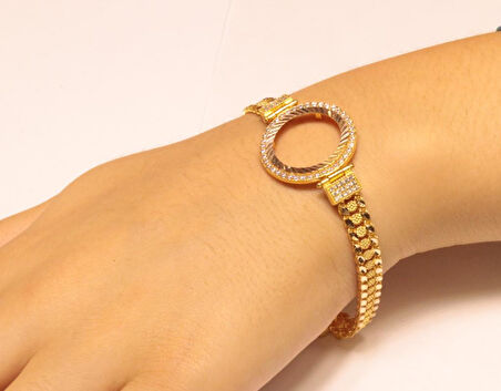 Çeyrek Altın İçin Çerçeve Bileklik