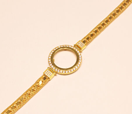 Çeyrek Altın İçin Çerçeve Bileklik