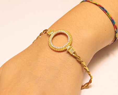 Çeyrek Altın İçin Çerçeve Bileklik