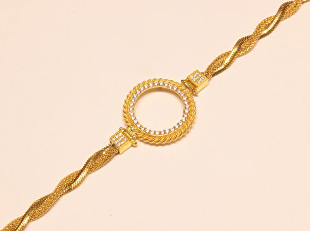 Çeyrek Altın İçin Çerçeve Bileklik