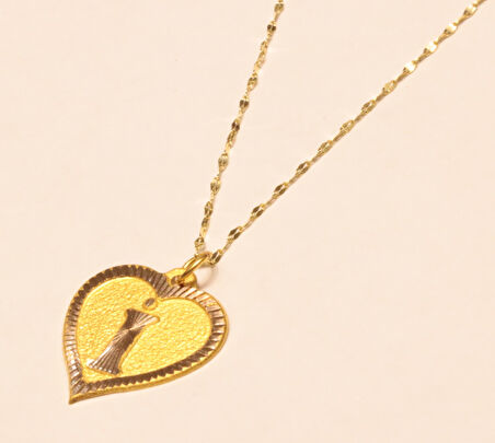 Altın İ Harfli Aynalı Zincir