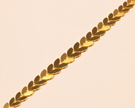 14 Ayar Altın Başak Model Bileklik