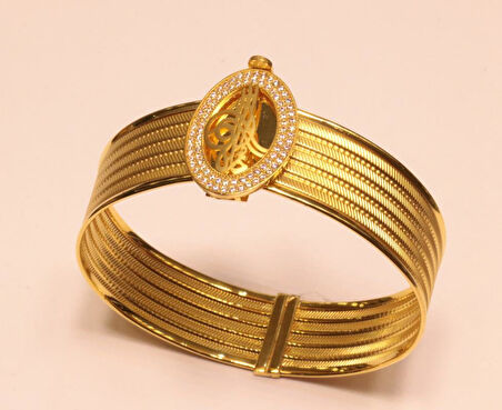 Altın Rize Model Hasır Kelepçe Bilezik  32073