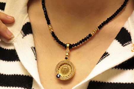 Çeyrek Altın Kolye cz20