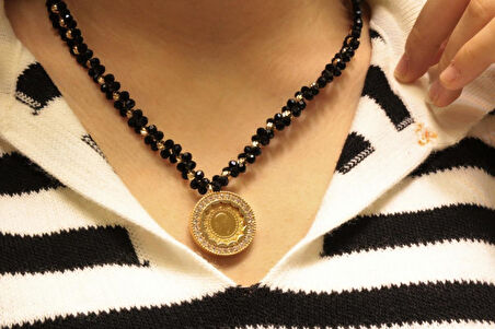 Çeyrek Altın Kolye cz22