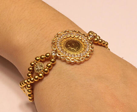 Çeyrek Altın Kadın Bileklik ck31