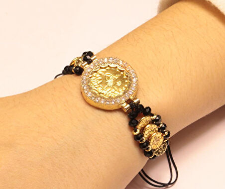 Yarım Reşat Baskı Altınlı Bileklik RB8