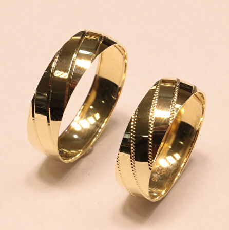 Altın Taşsız Meltem Model Alyans 20030