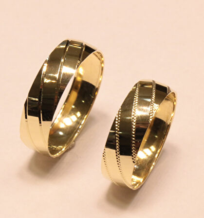 Altın Taşsız Meltem Model Alyans 20030