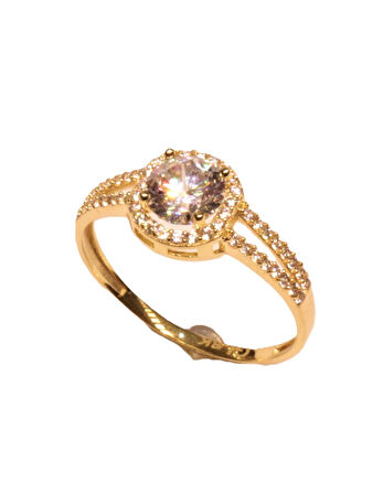 Altın Tek Taş Yüzük