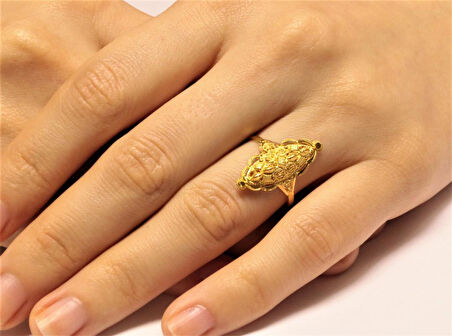 22 Ayar Altın Hint Yüzük