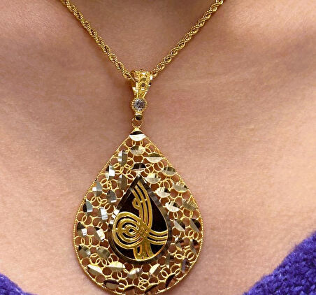 Altın Tuğra Model Kolye Ucu 37003-2