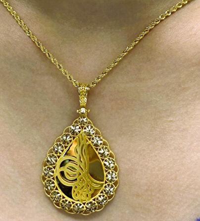 Altın Tuğra Model Kolye Ucu 37004-2