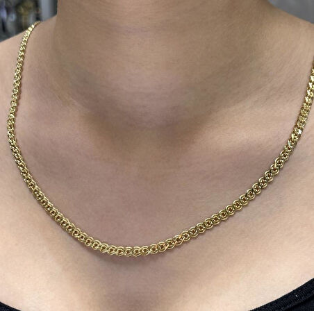 8 Ayar Kadın Altın Gurmet Zincir  3671
