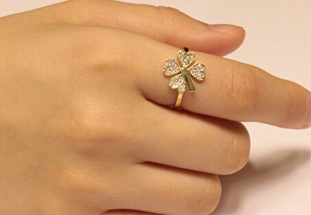  Altın Yonca Model Yüzük