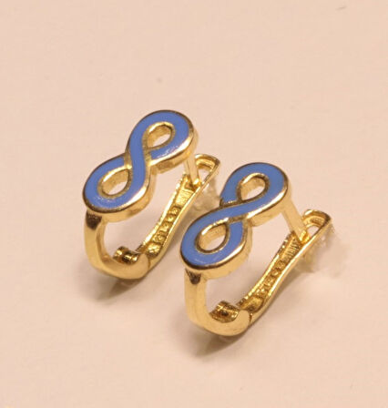  Altın Sonsuzluk Model Çocuk Küpesi  390006