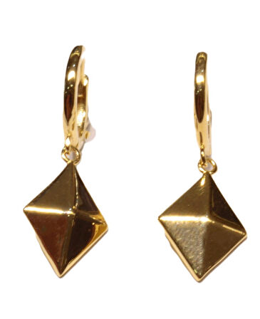  14 Ayar Altın Kadın  Taşsız Halka Küpe 25166