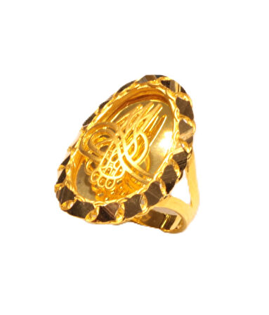  14 Ayar Altın Tuğra Model Yüzük