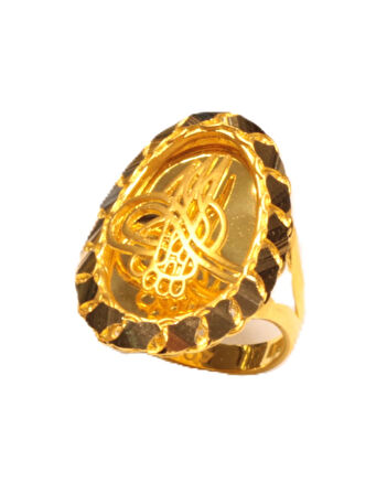  14 Ayar Altın Tuğra Model Yüzük