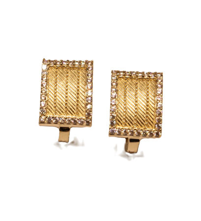  14 Ayar Altın Trabzon Hasır Model J Küpe 25188