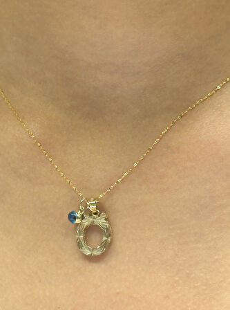  Altın Ö Harfli Aynalı Zincir