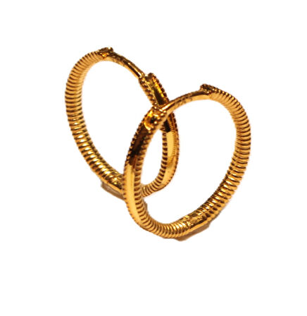 14 Ayar Altın Ajda Halka Küpe 25204