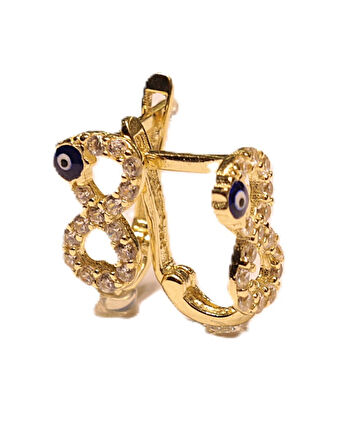  14 Ayar Altın Sonsuzluk Çocuk Küpesi