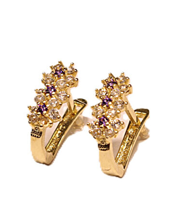  14 Ayar Altın  Çocuk Küpesi