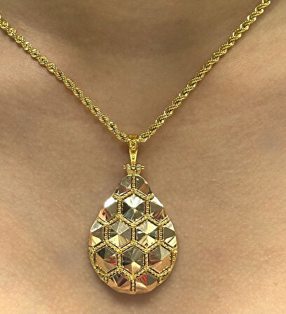  14 Ayar Altın Dorika Toplu Kolye Ucu 2720-1