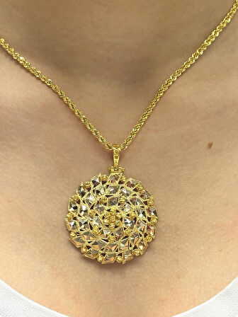  14 Ayar Altın Dorika Toplu Kolye Ucu 2720-6