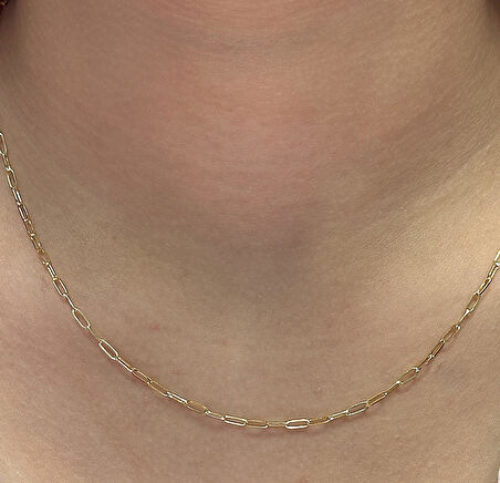  14 Ayar Altın Ataç Zincir