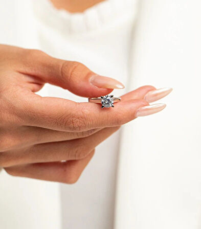 Altın Tektaş Yüzük 34125