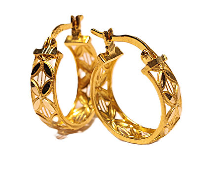  14 Ayar Altın Halka Küpe