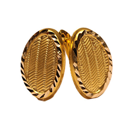 14 Ayar Altın Trabzon Hasır Küpe