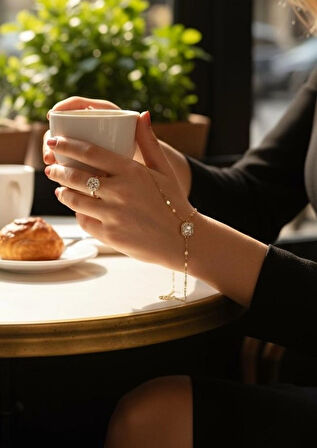  14 Ayar Altın Baget Taşlı Şahmeran