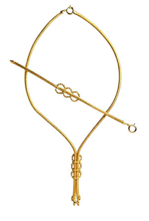  14 Ayar Altın İtalyan Örgü Kazze Set