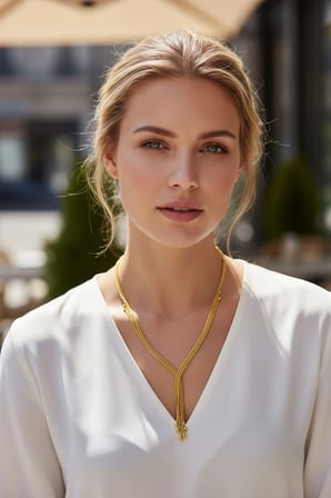 Altın Kazze Model Gerdanlık Seti (Gerdanlık & Bileklik)