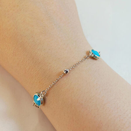 Crystal Atelier Gümüş Sıra Taşlı Bileklik, Gümüş Renkli Sıra Taşlı Bileklik, Gümüş Rodyumlu Taşlı Sıra Taşlı Bileklik, Sıra Taşlı Tasarım Gümüş Kaplama Bileklik, Sıra Taşlı Bileklik, Sıra Taşlı Tasarım Bileklik