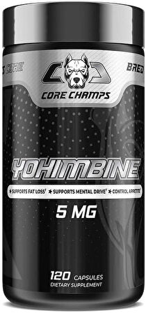 Core Champs Yohimbine 5 MG 120 Caps - By Kai Greene